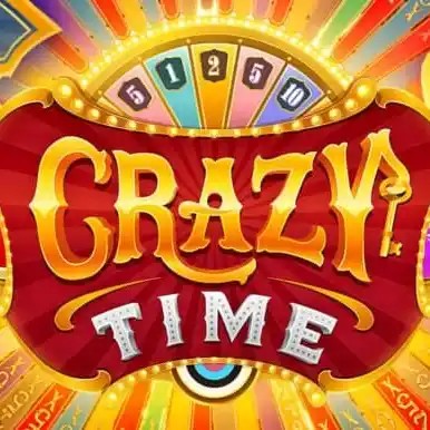 Crazy Time slot logo by Evolution at Spin247 Casino