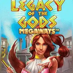 Legacy of Gods Megaways logo by Blueprint Gaming at Spin247 Casino