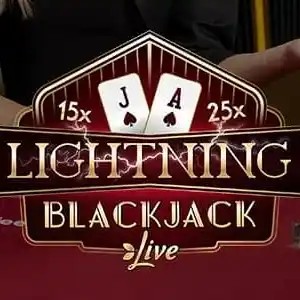 Live Dealer logo of Lightning Blackjack from Evolution at Spin247 Casino