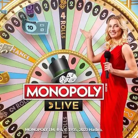 Play the Monopoly Live slot by Evolution on Spin247 Casino